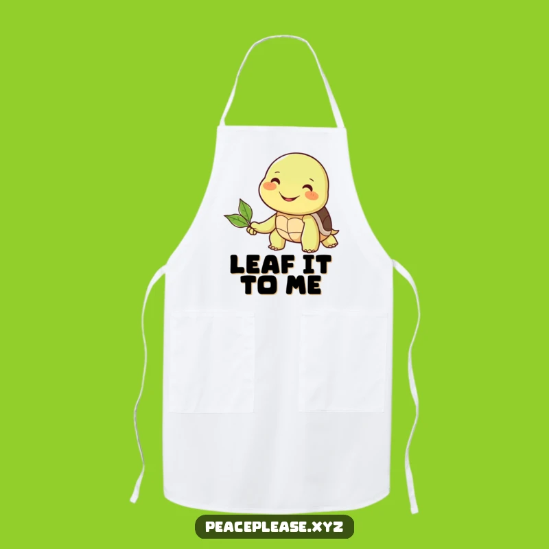 Funny Turtle Friend Apron: Cute Kitchen Wear, Perfect Funny Gift for Bakers