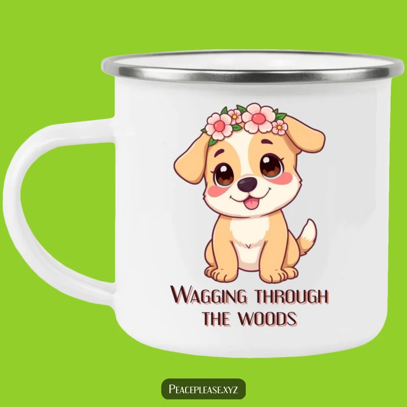 Funny Dog Camping Mug: Outdoor Joy, Hilarious Adventure Gift