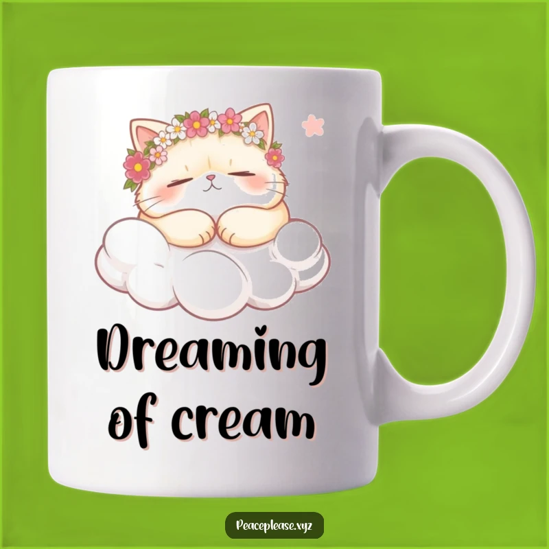 Funny Cat Cloud Nap Mug: Adorable Snoozing Pet Gift for Dreamers