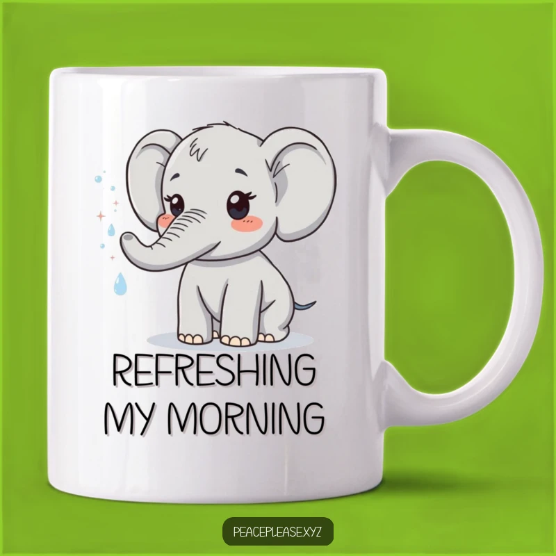 Funny Elephant Mug: Sparkling Water Mist Sprayer, Perfect Cute Gift