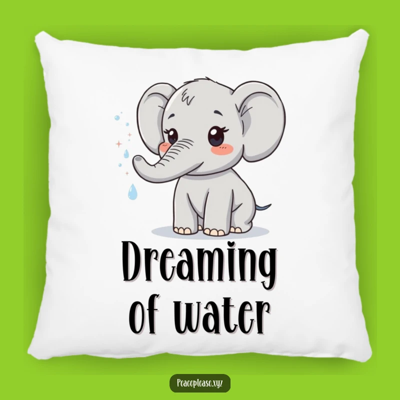 Funny Cute Elephant Pillow: Sparkling Mist Cushion, Perfect Comfort Gift