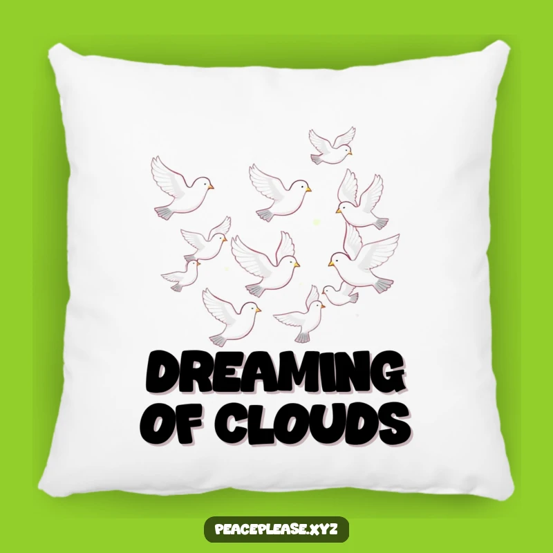 Funny Dove Flock Pillow: Cozy Comfort with Peaceful Vibes, Ideal Funny Gift