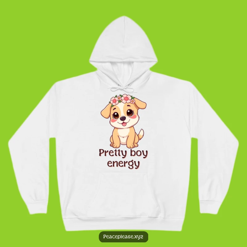 Funny Dog Hoodie: Floral Fun, Cozy & Hilarious Pet Gift