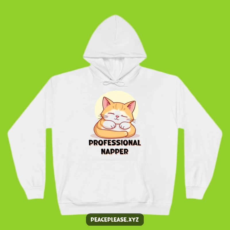 Funny Cat Nap Hoodie: Cozy Up in Comfort with this Hilarious Feline Design