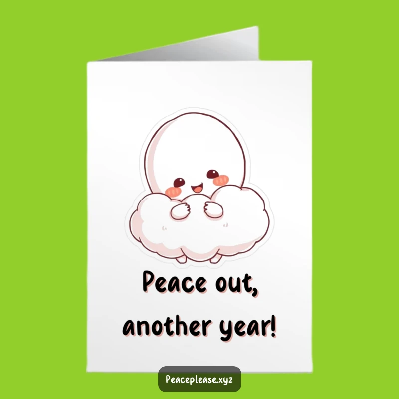Free Printable Birthday Card: Peace Cloud Hug for Joyful Celebrations!