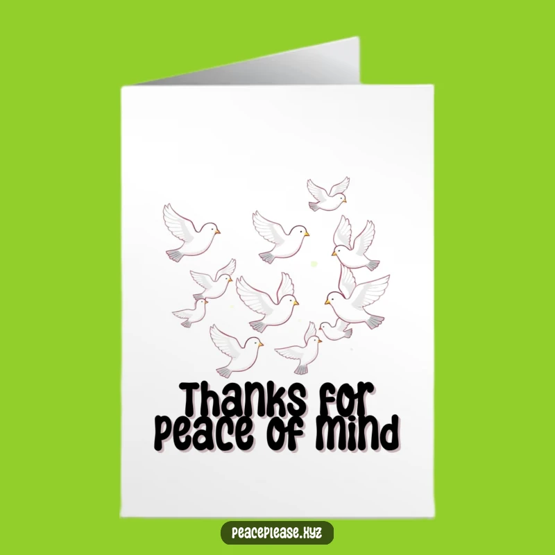 Free Printable Dove Thank You Card: Peaceful & Funny Downloadable Gift for Gratitude