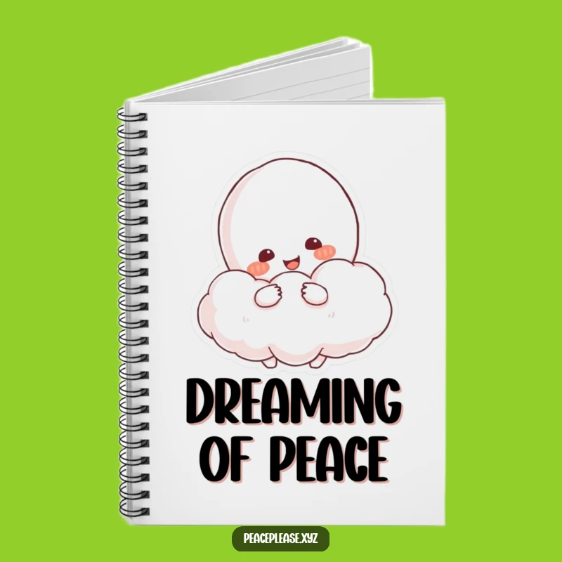 Funny Peace Cloud Hug Notebook: Journal Your Calm with this Serene Book