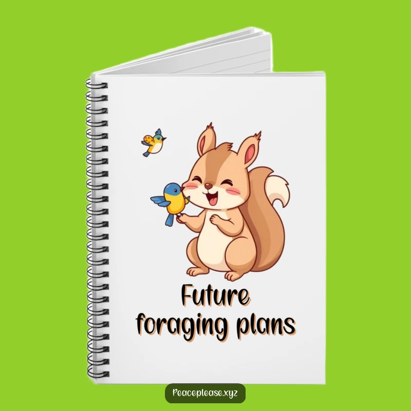 Funny Squirrel & Bird Notebook: Hilarious Woodland Journal for Notes & Ideas!