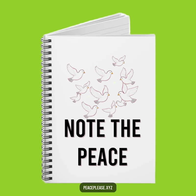 Funny Dove Flock Notebook: Journal Peaceful Thoughts, Cute Stationery, Great Gift
